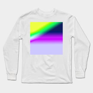 colorful rainbow abstract texture design Long Sleeve T-Shirt